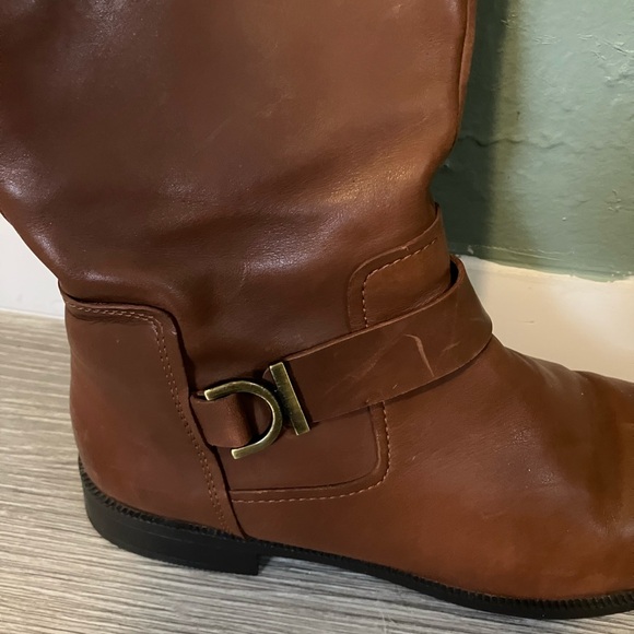 NWOT Clarks Leather Knee High Boots - Picture 5 of 15